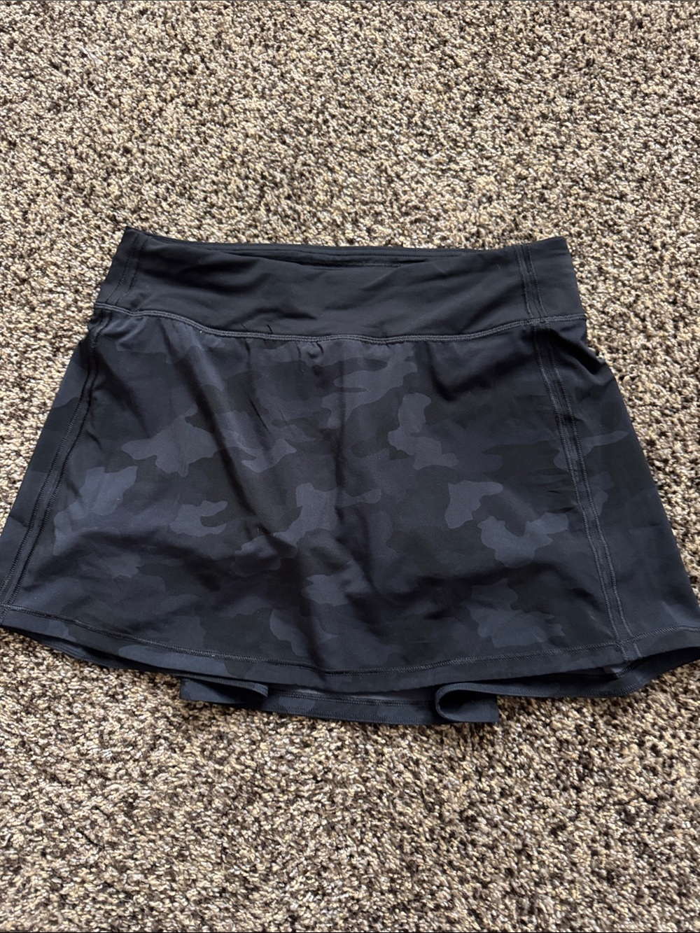 Black Camo Athletic Skort